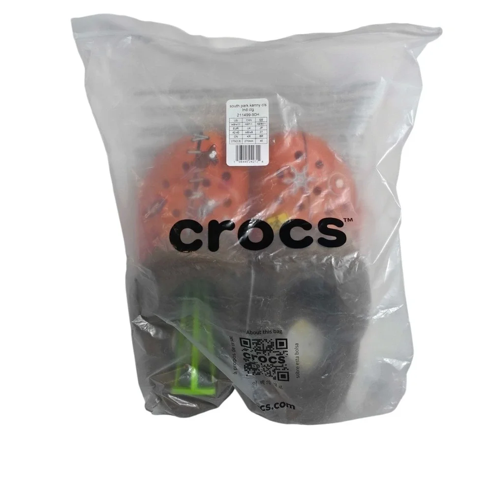 Crocs South Park Kenny Classic Lined Clogs Size Mens 9‎ Womens 11 211499-90H NWT